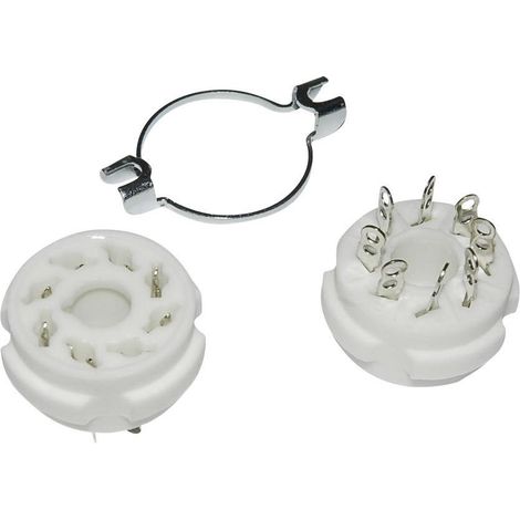 Socle de tube électronique 1 pc(s) 150104 Nombre de pôles: 8 Culot: octal Type de montage: châssis M (1/3)