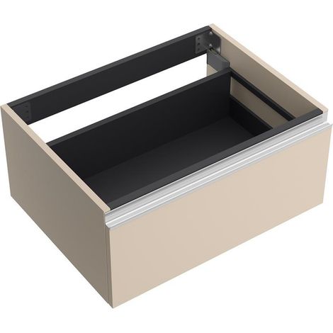 Schrankelement wandhängend SPIRIT 800 1 Metallschublade mit Softeinzug MACCHIATO 797 x 270 x 450 mm (1/2)
