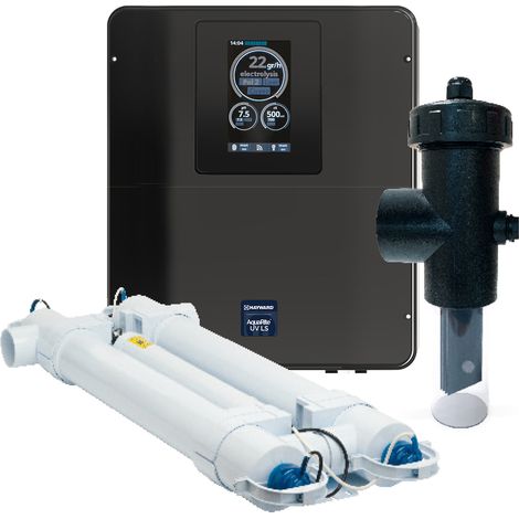 Électrolyseur stérilisateur AquaRite® UV LS Hayward  Aquarite UV 2LS NG / 200m3
