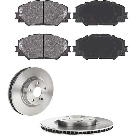 KIT FRENI ANTERIORI compatibile con TOYOTA RAV 4 III (A3) - DISCHI + PASTIGLIE OEM: P 83 071 , P 83 082 / 17807 , 18012 /SOSTITUZIONE DIRETTA/BASSA POLVERE/SILENZIOSO (1/5)