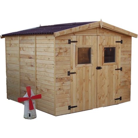 Casetta da Giardino Eden 2424 in Legno Massello non Trattato - cm 240x240cm - ITALFROM 422 (1/3)