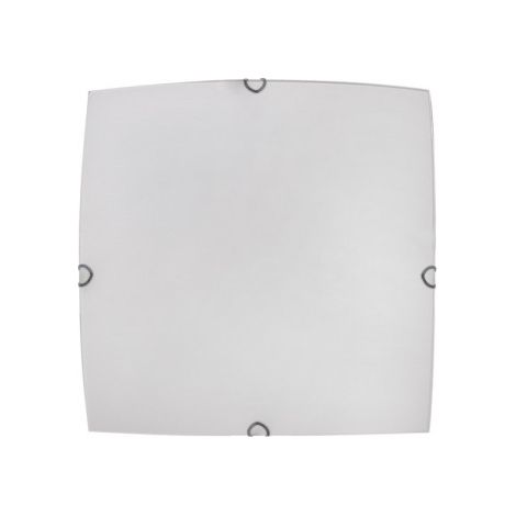 FAB 158382501 Plafoniera Quadrata Ayla 1xe27 Bianco 25x25x6 Cm (1/2)