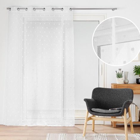 Pompinou Tenda Velo Bianco 140 x 240 cm