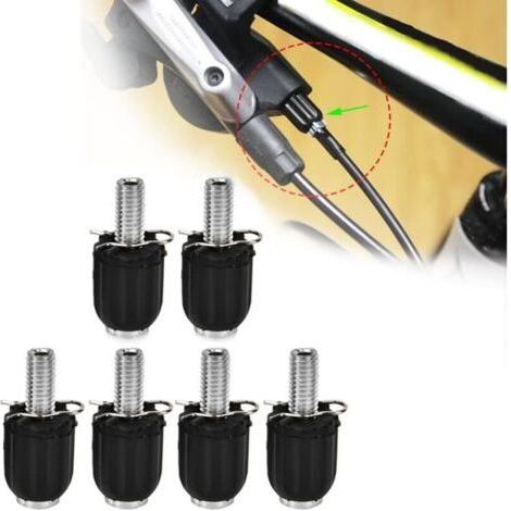 Bicycle Cable Adjusters M5 Bicycle Cable Adjustment Screw for Thumb Shifter 3s Disc Brake Cables Adjustment (1/5)