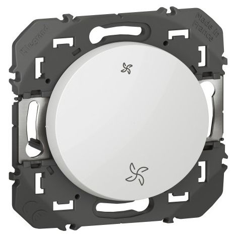 Legrand 600007 Dooxie-Schalter für Lüftungsanlage, weiß, 2-stufig