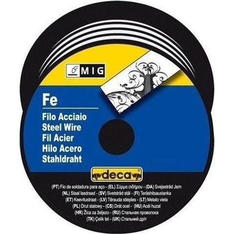 DECA Steel wire spool for MIG/MAG welding Ø wire 0.8 mm 0.7 kg