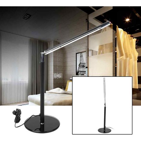 Wiederaufladbare, faltbare LED-Schreibtischlampe (5 V, 4,5 W) mit USB-Anschluss, schwarz, ideal für Schlafzimmer, Lesen und Lernen, verstellbare Tischbeleuchtung (1/3)