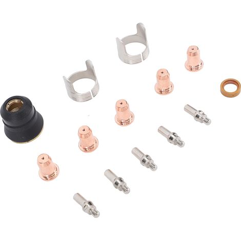 Kit de 14 pièces pour torche plasma : électrode, buse, capuchon de protection et support pour CUT 55DS Pro et CUT 65DS. (1/5)