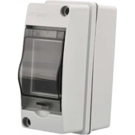2 Modules, Surface ABS Plastic, Waterproof Electrical Box Outdoor IP65, Outdoor Electrical Waterproof Enclosure Box, Control Cabinet, Modular Box Junction Box (2 Way) (1/5)