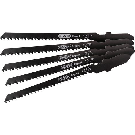Draper DT119BO 83mm Jigsaw Blade Set (5 Pieces) – Model 81723 for Precise Cutting and Versatile Use (1/5)