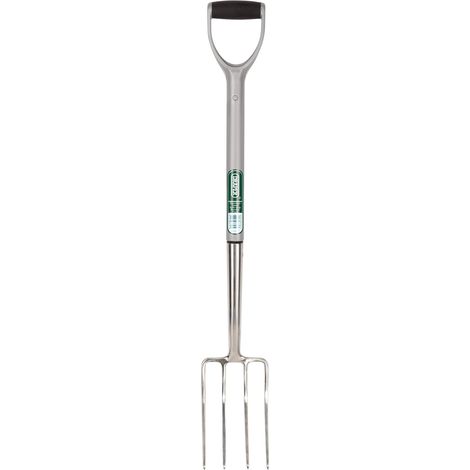 Draper 83757 Stainless Steel Soft Grip Border Fork for Gardening and Landscaping (1/2)