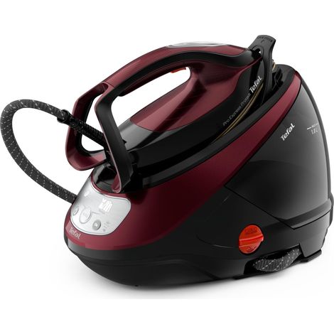 Tefal Pro Express Protect GV9230 centrale vapore nera bordeaux