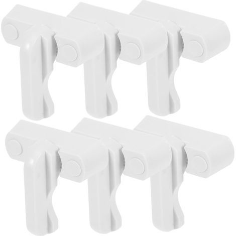 Verrous de Fenêtre Coulissante T Sécurité et Antivol Blanc pour Patio Chambre et Maison Installation Facile