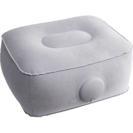 Esta colchoneta inflable es portátil, ligera e ideal para la playa, la oficina y lugares similares. (Gris, 37 x 30 x 16 cm, 1 unidad) (1/5)