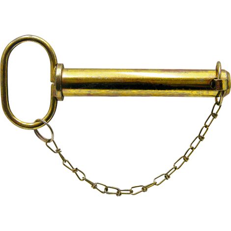 Oberer Verbindungsbolzen Kat. 2 Durchmesser 25 mm Länge 120 mm mit Kette 12848 (1/2)