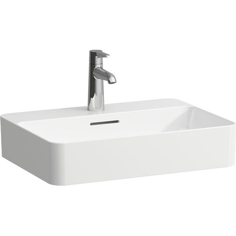 LAUFEN VAL lavabo bol, 3 agujeros para grifo, sin rebosadero,
