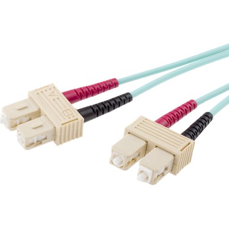 Câble fibre optique RS PRO 5m Avec connecteur / SC, OM4 Multi-mode ( Prix pour 1 )