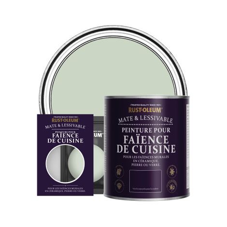 Peinture pour Faïence de Cuisine, Finition Mate - Vert Laurier (1/2)