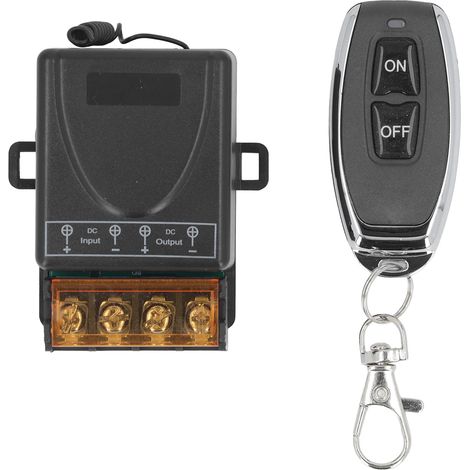 Drahtloser Fernbedienungsschalter, Funkfernbedienungsschalter, 30A 12V bis 72V Fernbedienungsschalter, Kfz-Relais, Fernbedienungsbatterie mit großer Reichweite