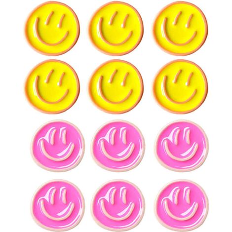 12 aimants pour réfrigérateur, résine, motif visage souriant, 6 cm x 1,5 cm, usage salle de classe, cuisine, bureau (1/5)