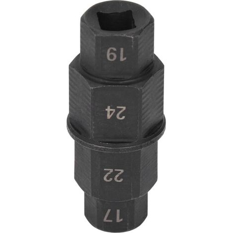 Clé À Essieu Hexagonal Moto Outil Extraction Broche Roue Avant 17 19 22 24mm Noir (1/4)