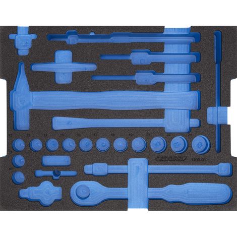 EI-1100-01 Modulo in schiuma 2/2 L-BOXX 136 vuoto