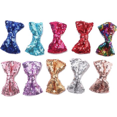 Accessoire Cheveux Chien Chat - Nœud Papillon Décoratif - Pour Fête Et Quotidien - Lot De 10 Pièces (1/5)