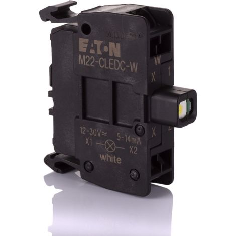 Bloc lumineux Eaton série Eaton Moeller, 12 30V c.a. / V c.c. Blanc LED ( Prix pour 1 )