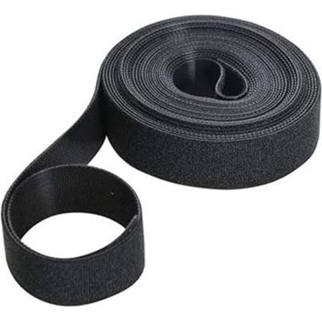 C NASTRO VELCRO STRAPPO CM 1X6.5M NERO