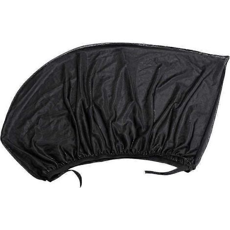 Paire de pare-soleil latéraux pour voiture, isolation thermique et protection UV, tissu extensible ajustable (1/2)