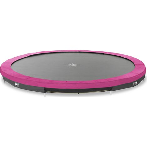 Trampoline enterré EXIT Silhouette sports ø427cm - rose
