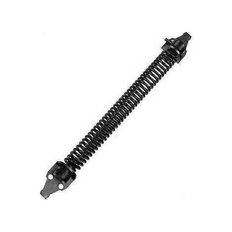 Ressort de barrière de 14 po fermeture automatique et réglable pour clôture en bois ou en vinyle, acier au carbone, noir (ressort de barrière-14 po) (1/5)