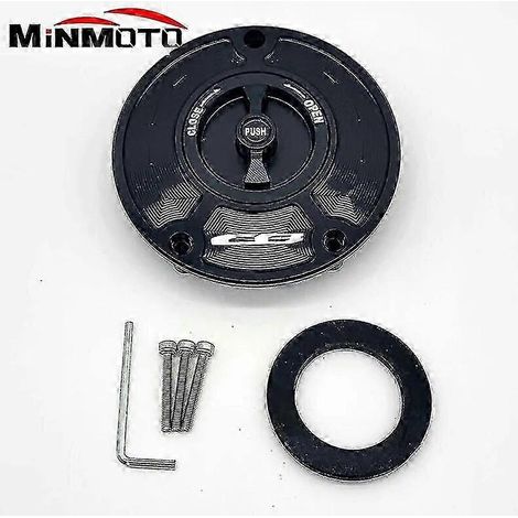 Gas Fuel Tank Cap Cover For Cb400 Cb500/s Cb 600f/900f Cb1000 Cb1100 Cb1300 St1300 Cbf600n/s Cbf1000/500( Black) (1/5)