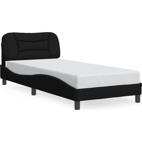 Maison Exclusive - Giroletto senza Materasso Hvar Nero 90x200 cm in Tessuto (1/5)