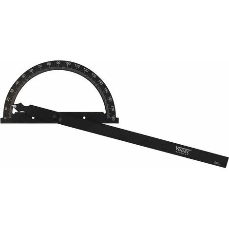 transportador de ángulos vogel angle protractor 0-180 grados bloqueo