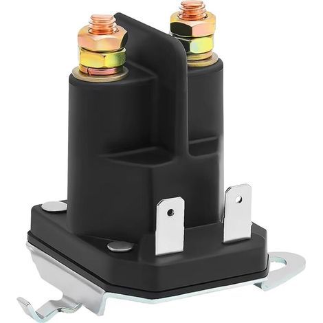 Relais Demarreur Tracteur Tondeuse,Solenoide 12v Tracteur Tondeuse,Relais de Solénoïde de Démarreur ,Solénoïde de démarreur de tondeuse,Numéro de Pièce de Rechange 532192507 (1/5)