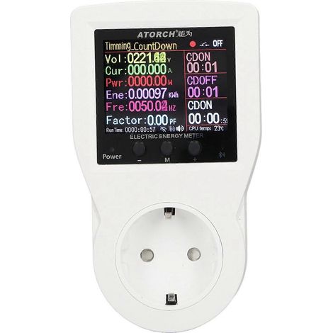 Intelligente Steckdose mit Echtzeitüberwachung, maximaler Stromstärke 16 A, 3680 W, WLAN-fähig, AC 85–265 V