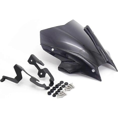 Für YAMAHA MT-09 FZ-09 MT 09 FZ 09 MT09 FZ09 Motorradzubehör Windschutzscheibe Sport Windschutzscheibe Windabweiser 2022 2022 – Rauchschwarz