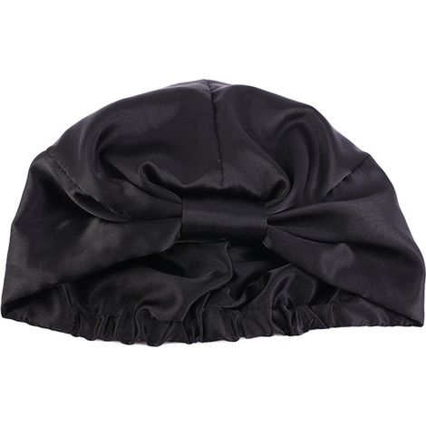 Turban Nœud - Doublure Satin Soie - Pour Cheveux Bouclés - Taille Unique - 1 Pièce (1/5)
