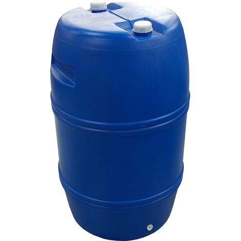 Bidón dos bocas - Azul - 230 l - Ø 57x98 cm