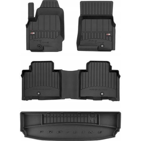 SET alfombrillas goma 3D SSANGYONG Rexton 4 desde 2017- 7 plazas r/g (1/5)