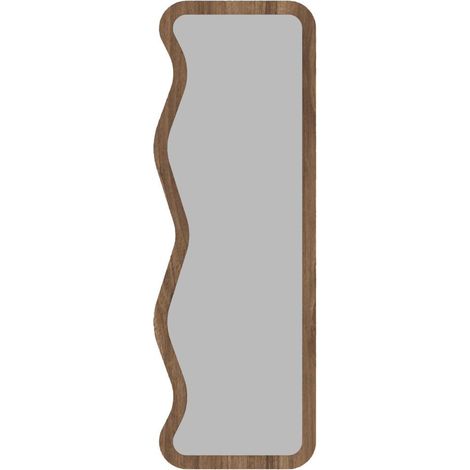 Holzspiegel "Asel" - 50 x 160 cm - Braun
