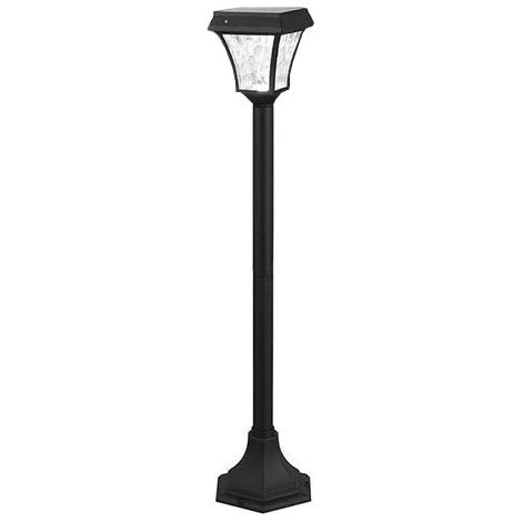 V-TAC VT-984 2W LED-Solar-Gartenständerlampe Licht 110LM Farbwechsel 3IN1 schalter schwarzer Körper 94cm Wasserdicht IP65 - SKU 2891 (1/4)