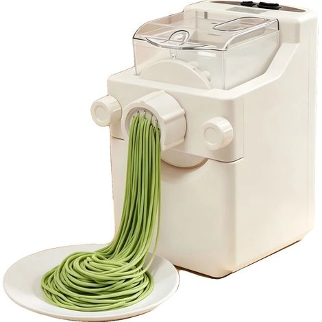 Nudelmaschine, 180 W, 500 g Fassungsvermögen, 220 V, Automatikbetrieb, Abmessungen 33 cm x 20,5 cm x 28,5 cm (1/5)