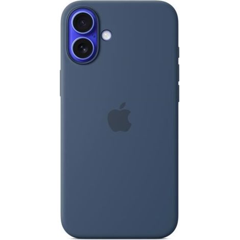 Coque en silicone avec MagSafe pour iPhone 16 Plus Denim (1/4)