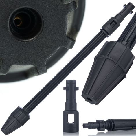 Lancia con Ugello Rotante di Ricambio compatibile con Idropulitrici Kärcher K2-K7, Black & Decker, Lavor, VAX, Bosch AQT – Pressione Max 160 bar, Flusso 8 l/min, Materiale Ottone, Montaggio Facile