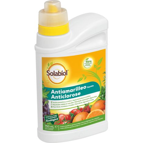 Abono antiamarilleo líquido SOLABIOL 750ml (1/3)