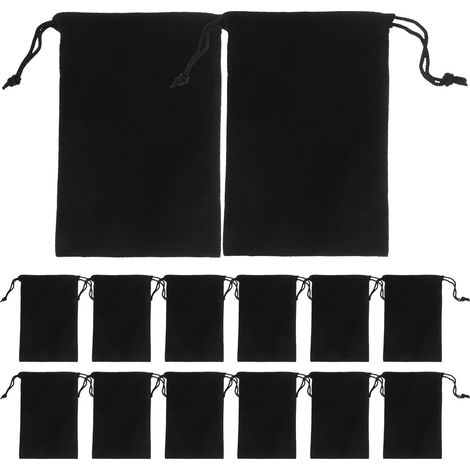 25 Schmuckbeutel mit Kordelzug, staubdichte Aufbewahrungsbeutel, praktische Größe für Ringe und kleine Accessoires, zum Verschenken und Organisieren (1/4)
