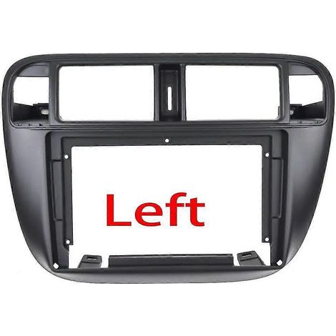 2-DIN-Einbaurahmen für 9-Zoll-Autoradios für Honda Civic (EJ/EK/EM) 1995–2001, inklusive Videopanel-Player und Audio-Einbausatz für Armaturenbrett – nur die Blende ist noch vorhanden.