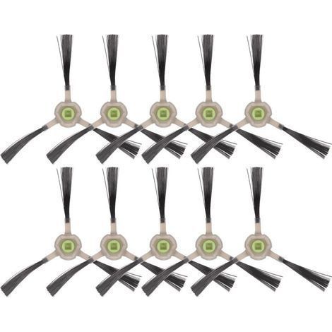 (10 pièces) Brosse latérale pour Lefant M1, M320, M310, M210B M213S M210S M210 M213 OKP K2 K3 K3A K4 K5, kit de brosse latérale pour aspirateur robot, accessoire de brosses latérales de remplacement (1/5)